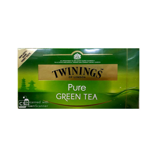 TWININGS GREEN TEA 25 TEA BAGS