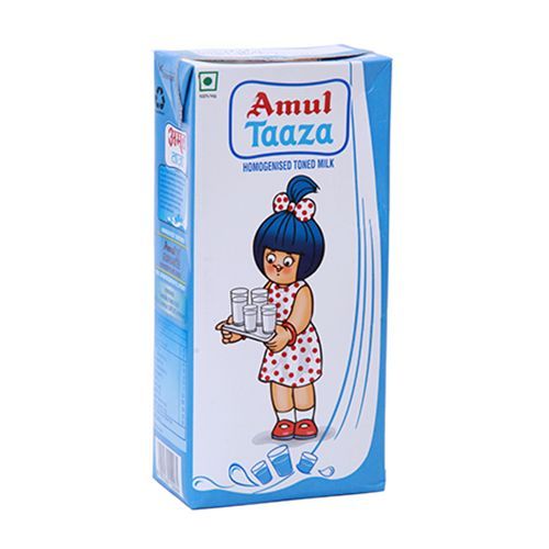 AMUL TAAZA TONED MILK 1Ltr