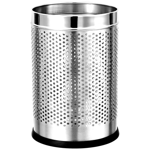 TH SS OPEN DUSTBIN 10" * 14"