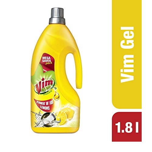 VIM DROP DISH WASH ACT LEMON 1.8 ltr