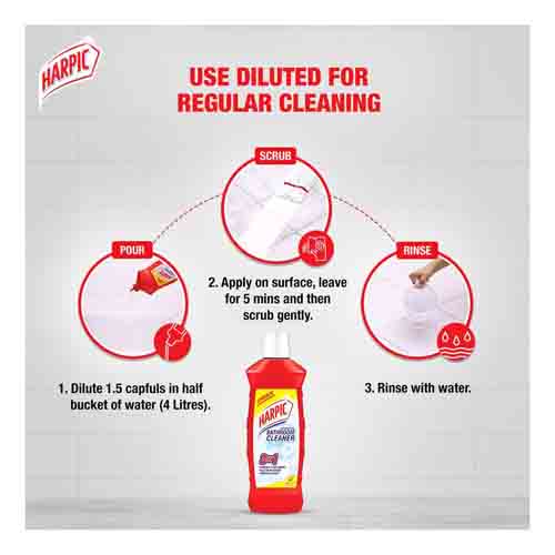 HARPIC BATHROOM CLEANER 500ml LEMON