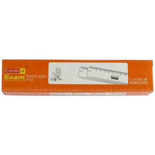 CAMLIN PLASTIC SCALE 15cm (PACK OF 10)
