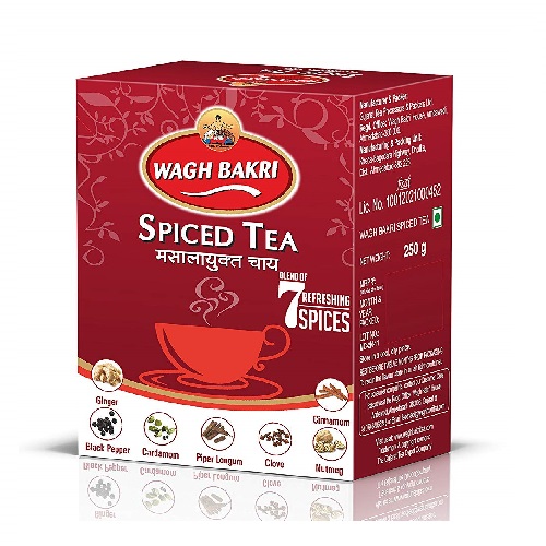 WAGH BAKRI MASALA TEA 250g CT