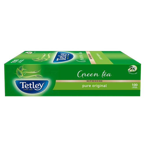 TATA TETLEY GREEN 100 TEA BAGS 