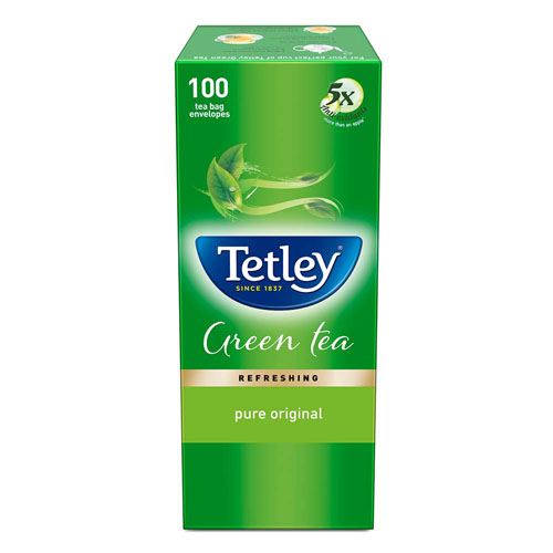 TATA TETLEY GREEN 100 TEA BAGS 