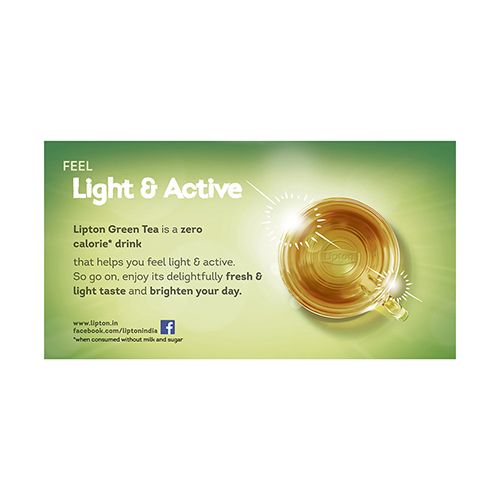 LIPTON GREEN TEA LEMON ZEST 25 TEA BAGS