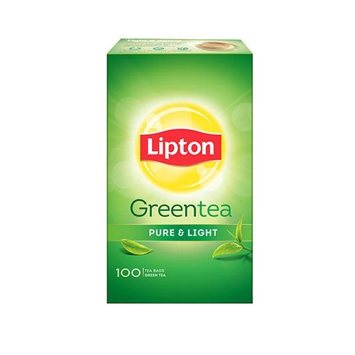 LIPTON GREEN TEA PURE & LIGHT100 TEA BAGS