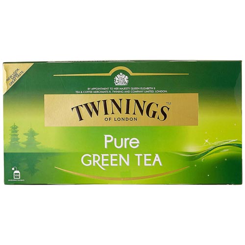 TWININGS GREEN TEA 100 TEA BAGS