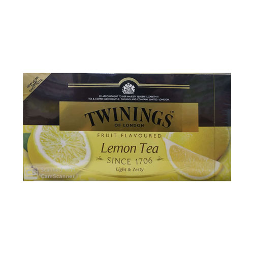 TWININGS LEMON TEA 100 TEA BAGS