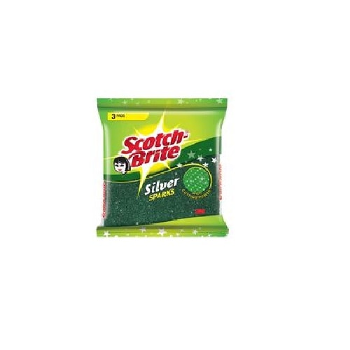 SCOTCH BRITE SILVER SPARK (PACK OF 6)