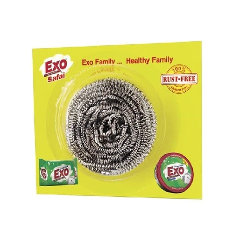 EXO SAFAI STEEL SCRUB 12g (PACK OF 6)