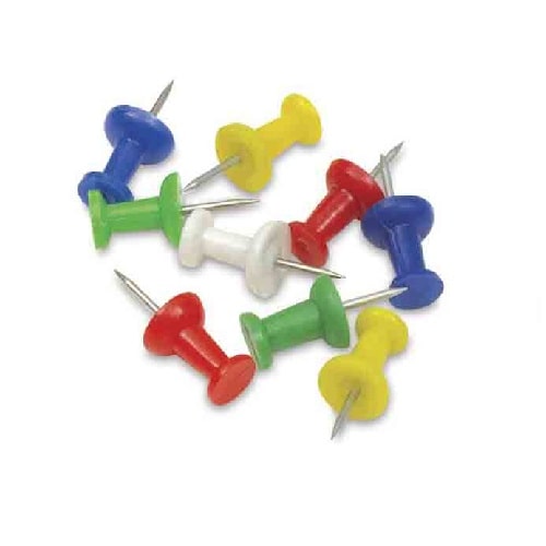 CLASSIC COLOUR PUSH PINS