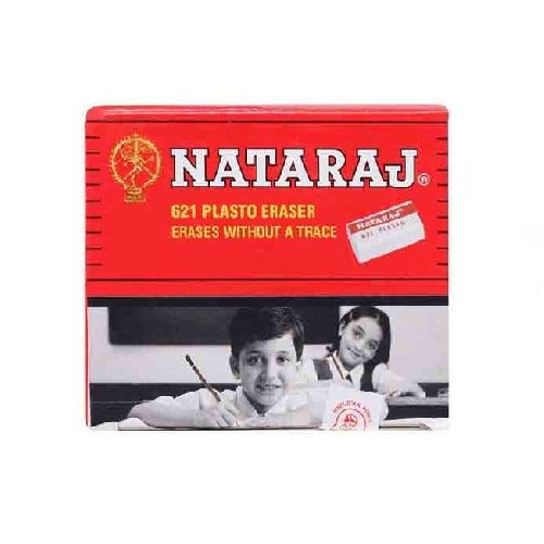 NATRAJ 621 PLASTO ERASER (PACK OF 20)