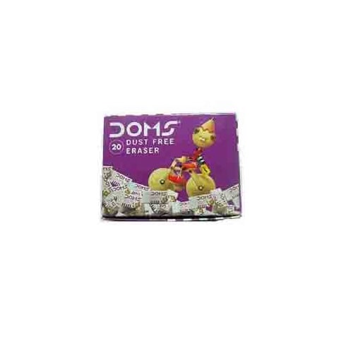 DOMS DUST FREE ERASERS (PACK OF 20)
