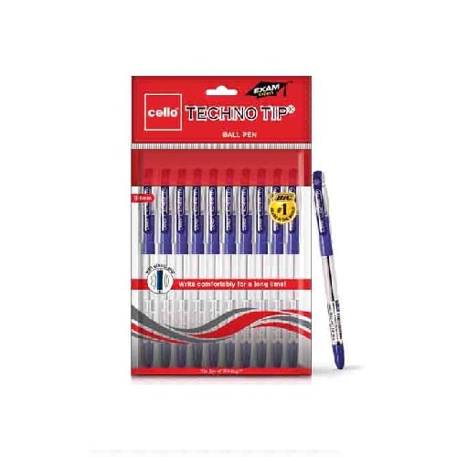 CELLO TECHNOTIP BALL PEN (PACK OF 10)