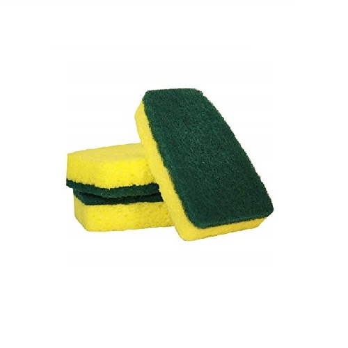 GREEN SCRUBBER WITH SPONGE