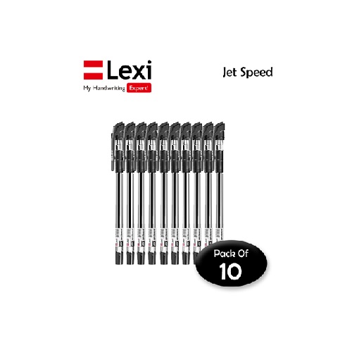 LEXI BALL PEN (BLACK) (PACK OF 10)