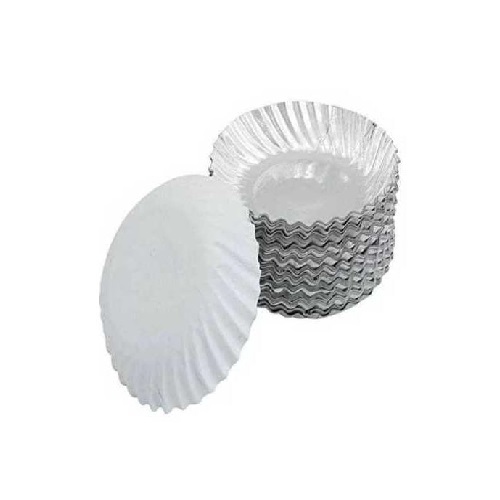 SILVER PAPER PLATES  NO 4 (PACK OF 40)
